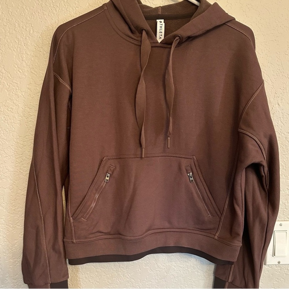 Athleta Chocolate Brown Hoodie